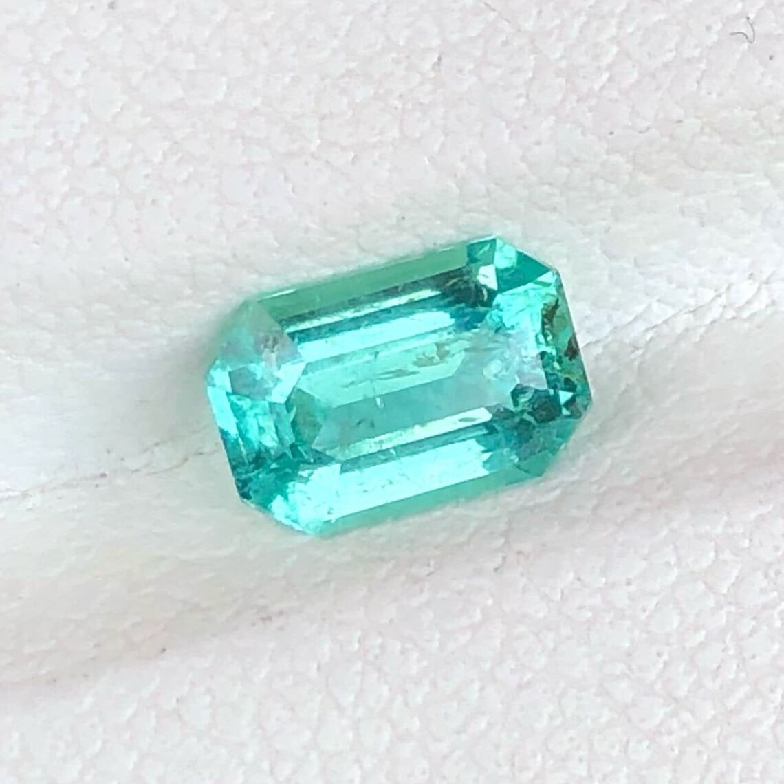 Bluish Green Emerald in Best Price available for sale Loose Etsy