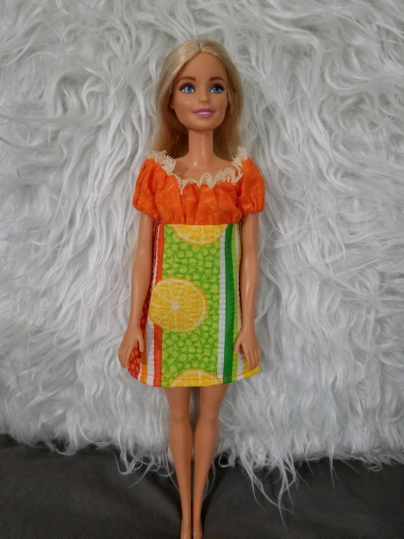 barbie orange dress