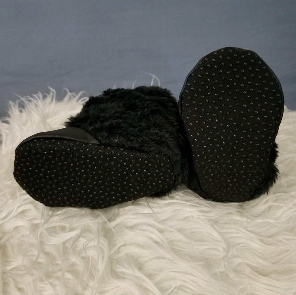 Black Baby Booties Winter boots Baby gift nursery decor Etsy