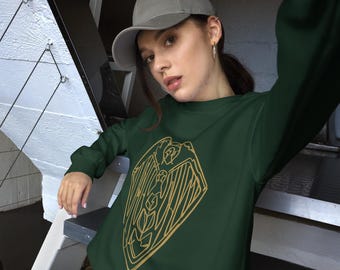 single line soldier boy shield Unisex Sweatshirt