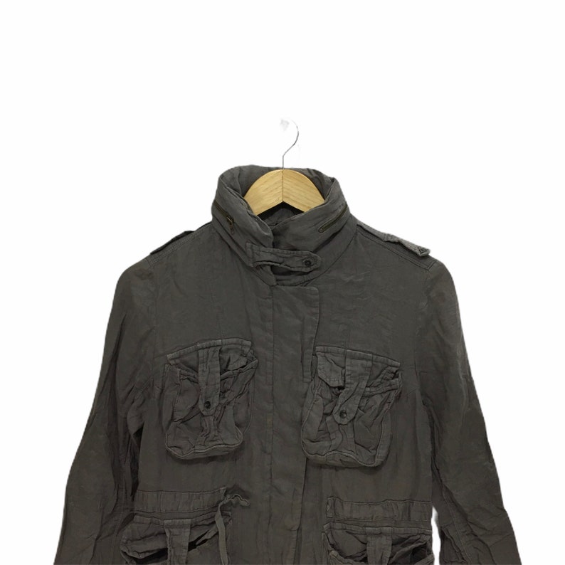 Vtg ISABEL MARANT ETOILE Multi Pockets Tactical Jacket Sweater Windbreaker Hoodie