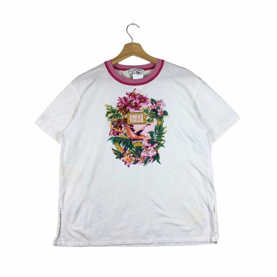 Vtg CHRISTIAN DIOR HOMME Floral 