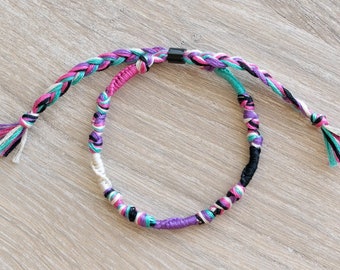 Knotted Friendship Bracelet/Anklet | Skinny Bracelet/Anklet | Beach Bracelet | Summer Bracelet | Coconut Girl Aesthetic | VSCO | 006