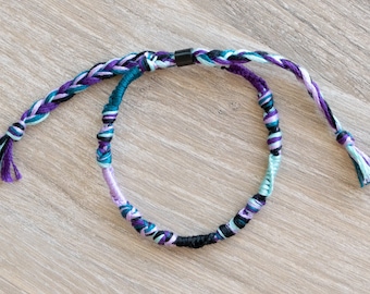 Knotted Friendship Bracelet/Anklet | Skinny Bracelet/Anklet | Beach Bracelet | Summer Bracelet | Coconut Girl Aesthetic | VSCO | 002