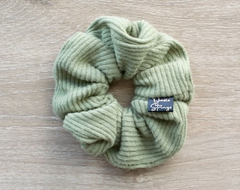 SAGE - Scrunchie Hair Accessory, Ribbed Knit Scrunchie, Fabric Scrunchie, Women's Hair Tie, Small Gift Ideas