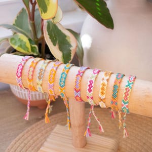 Summer Surf Friendship Bracelet | Tribal Patterned Bracelet | Colorful Bracelet Stack | Beach Bracelet | Coconut Girl Aesthetic | VSCO