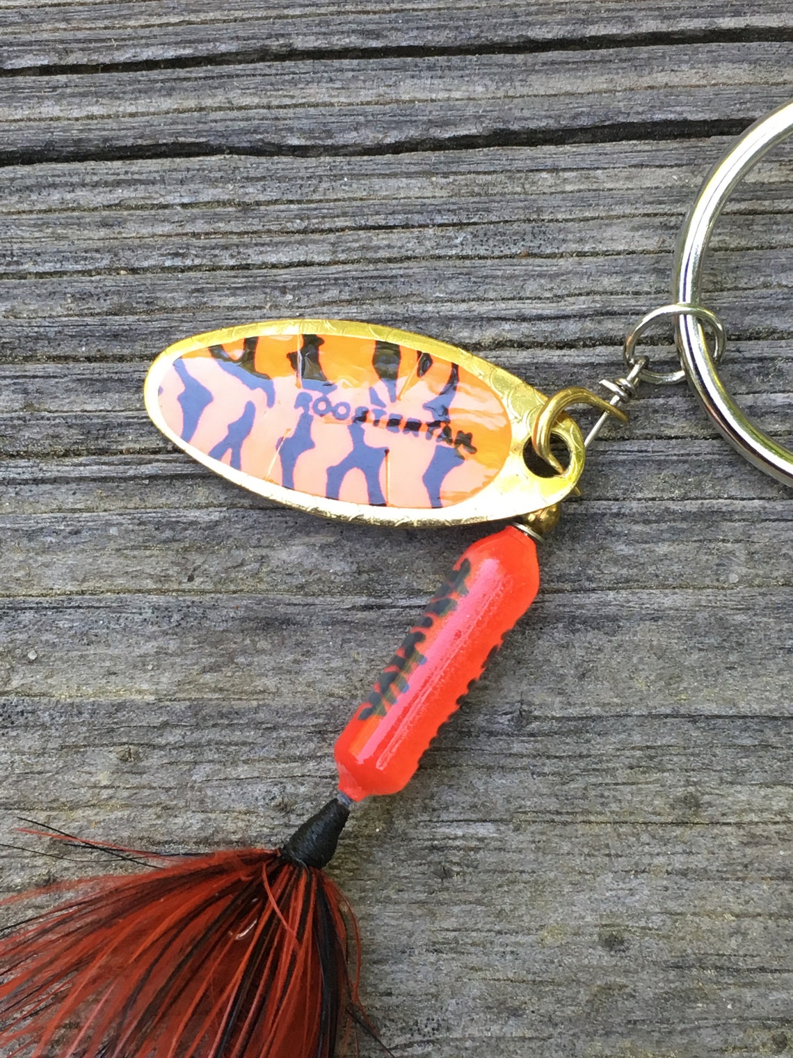 Fishing Lure Key Chain Tiger Shark Etsy