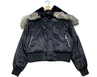 ジャケット・アウター 00s PPFM fur nylon jacket y2k archive 00s PPFM fur nylon jacket y2k archive