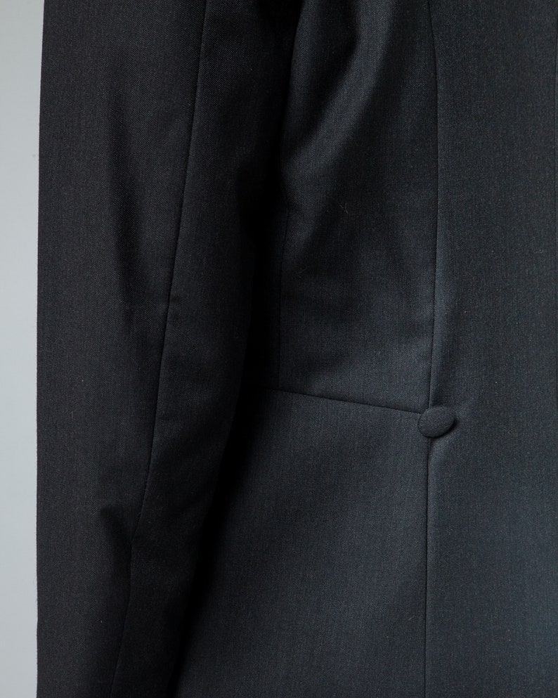 EDDY MONETTI FROCK Tailored Coat Vintage Blazer Unisex Gray - Etsy