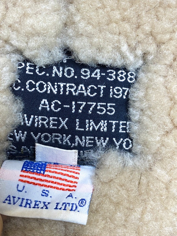 AVIREX B-3 aviator shearling coat, Gorgeous overs… - image 6