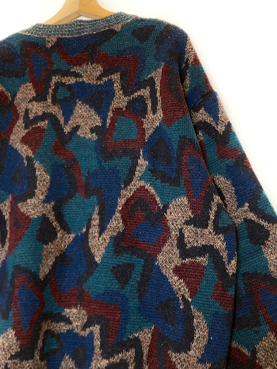 MISSONI Vintage Oversize Wool Sweater Knitted Multicolor - Etsy