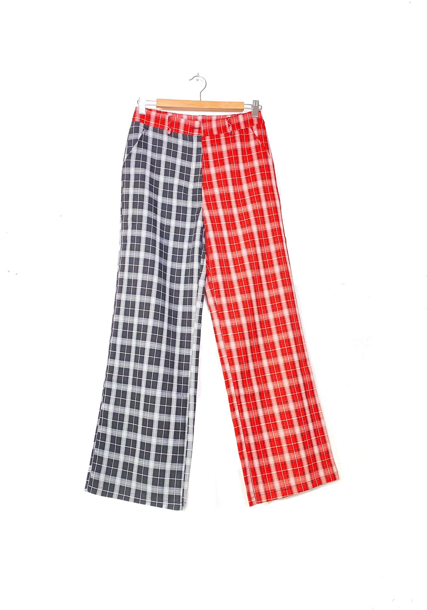 Buy Red Plaid Pants Online In India  Etsy India