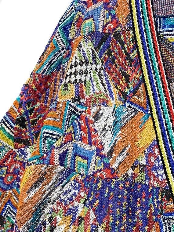 Iconic Missoni patchwork knitted jacket, 1980s su… - image 3