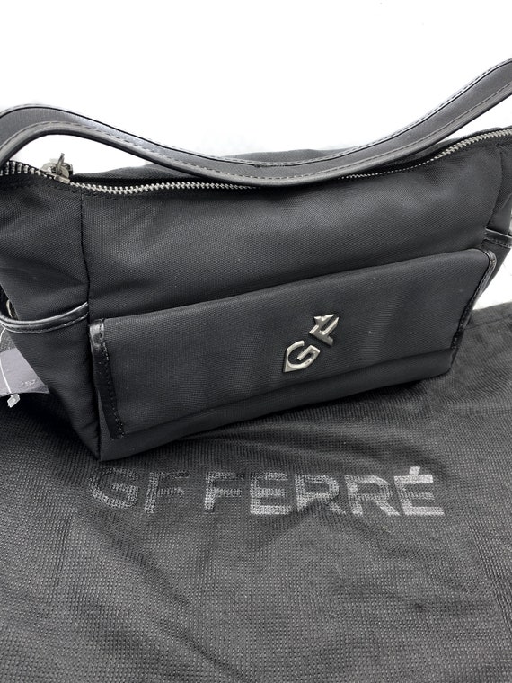 y2k nylon Gianfranco Ferrè GFF vintage bag, 1990s… - image 5