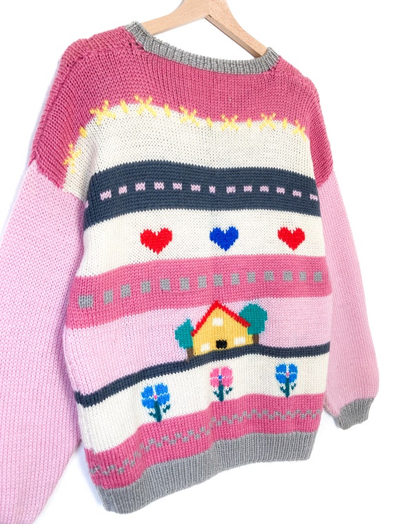 PURE WOOL multicolor cardigan / jacket, baby girl… - image 8