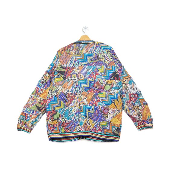 Iconic Missoni patchwork knitted jacket, 1980s su… - image 9