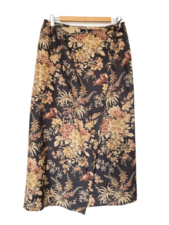 ETRO 上品 フローラル シルク スカート ETRO フローラル プリント シルク スカート マルチカラー (ETRO