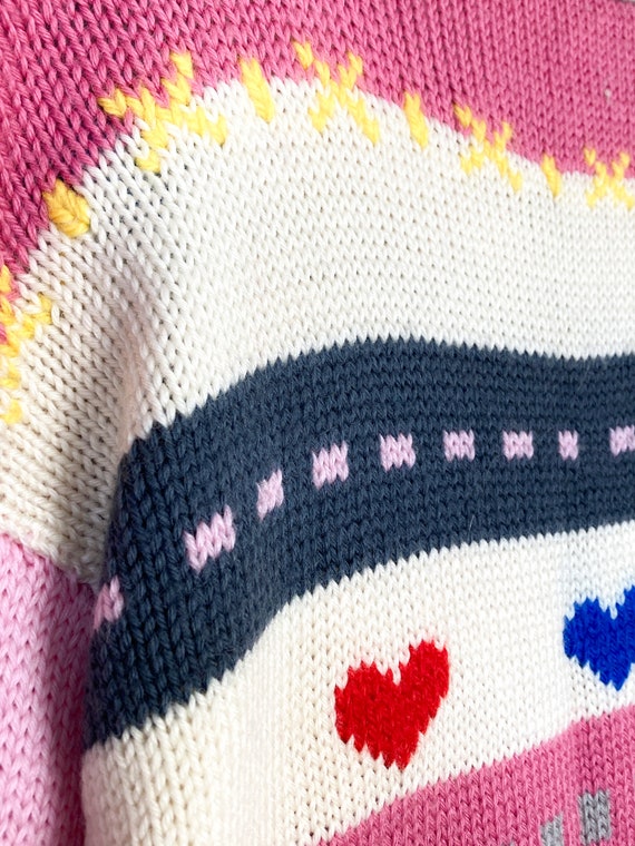 PURE WOOL multicolor cardigan / jacket, baby girl… - image 7