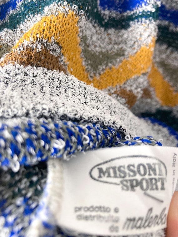 トップス MISSONI 80s vintage knit 80s MISSONI Vintage Jumper. Amazing Zigzag Multicolored