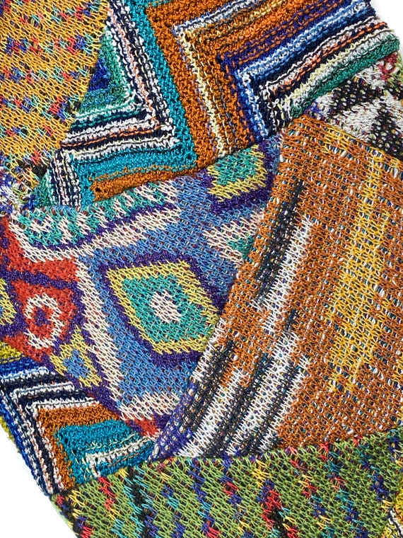 Iconic Missoni patchwork knitted jacket, 1980s su… - image 8