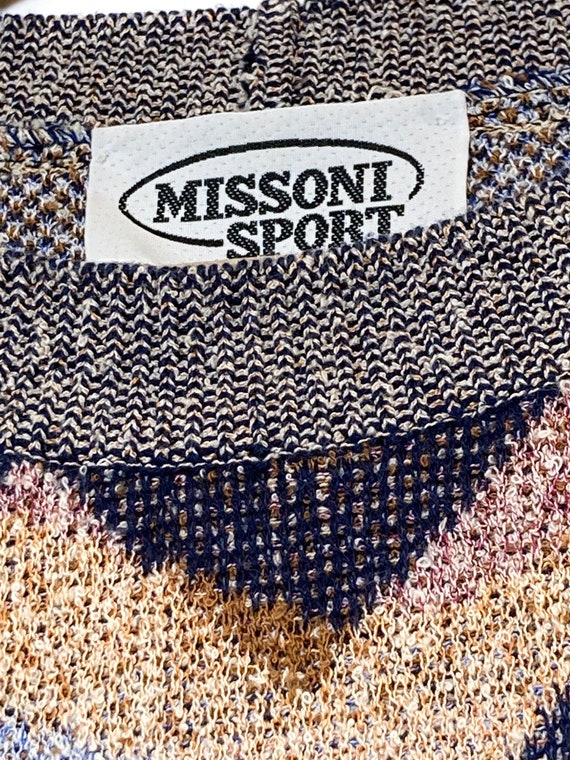 MISSONI KNITWEAR SWEATER cotton colorful geometri… - image 4