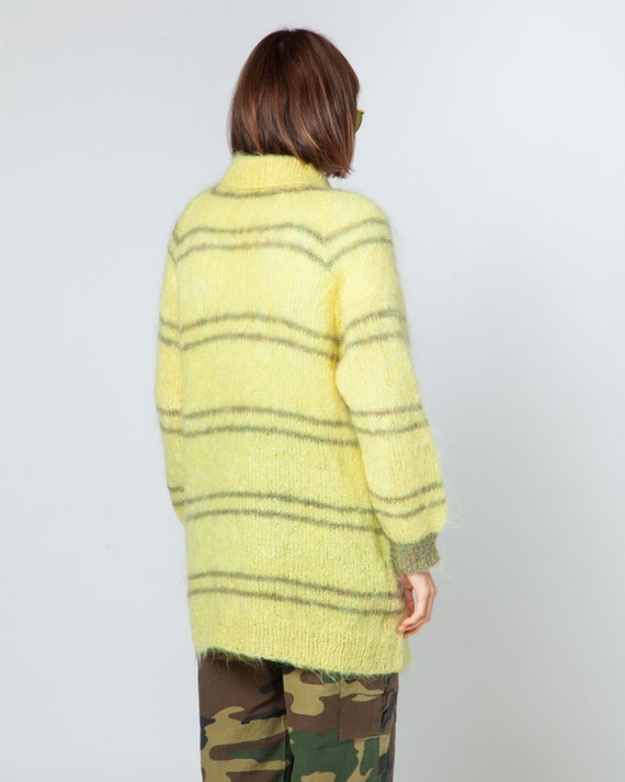 JELLOW MOHAIR VINTAGE knitted jacket / sweater. H… - image 5