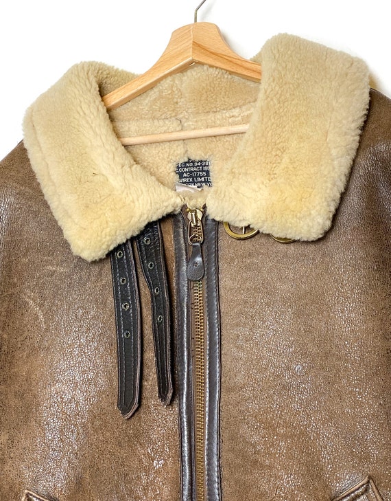 AVIREX B-3 aviator shearling coat, Gorgeous overs… - image 3