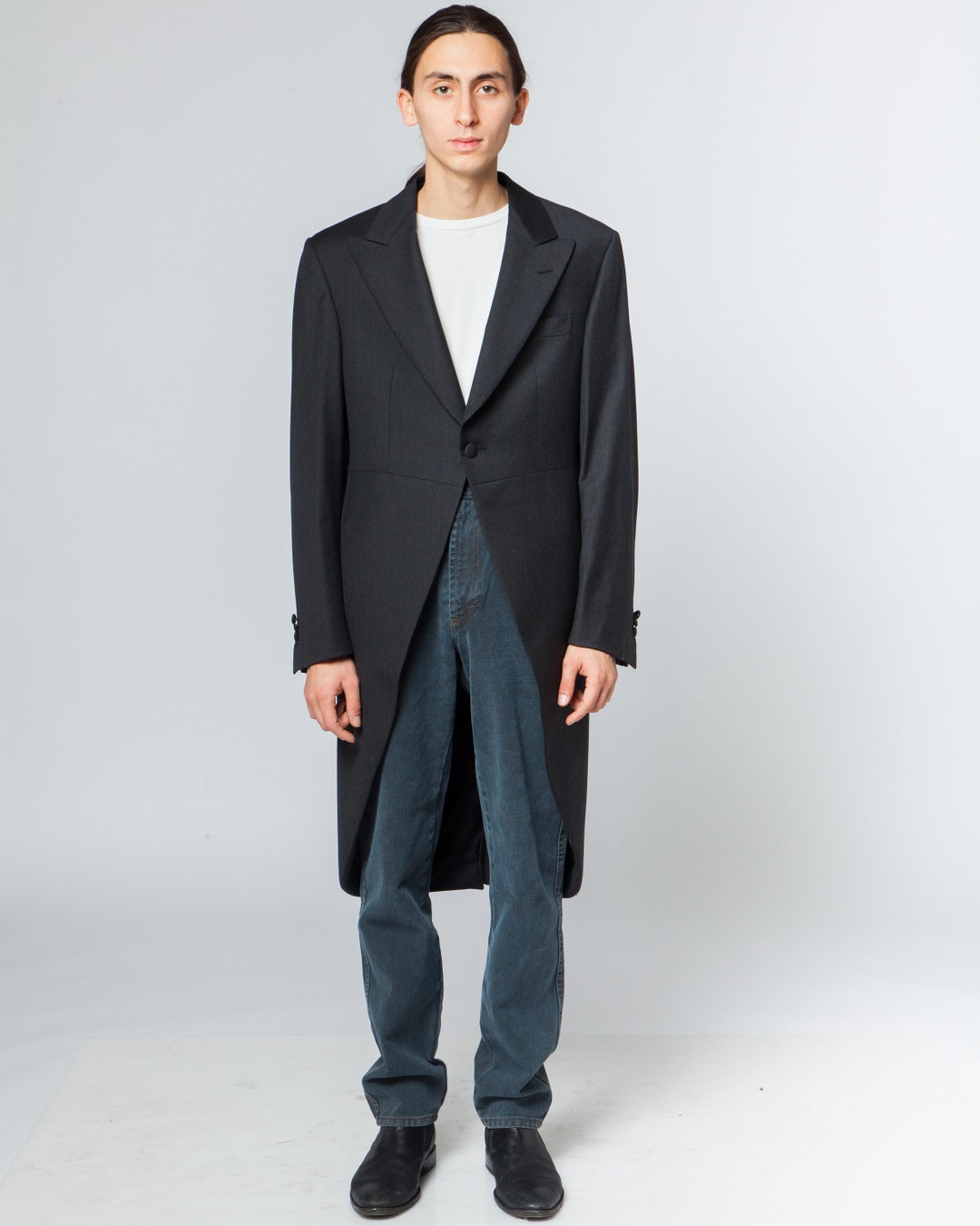 EDDY MONETTI FROCK Tailored Coat Vintage Blazer Unisex Gray - Etsy
