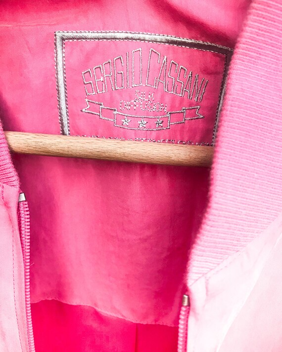 Pink brand bomber jacket cheap