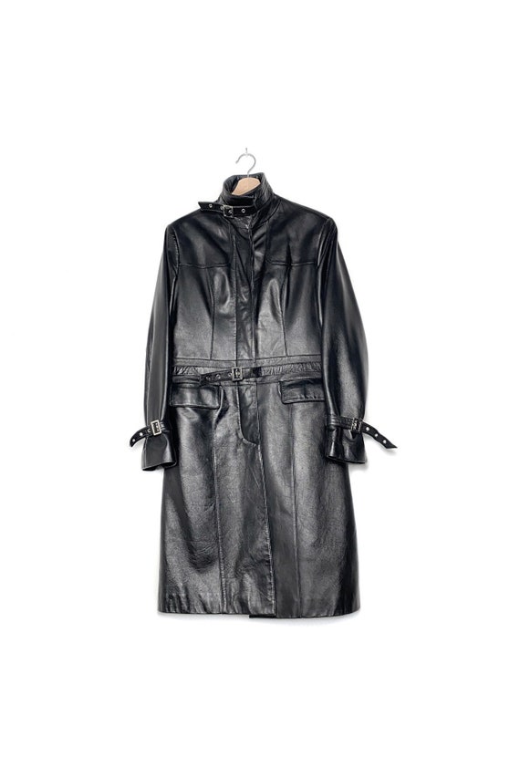 ジャケット・アウター 00s black double coat Y's Yohji Yamamoto black long double breasted coat — spring