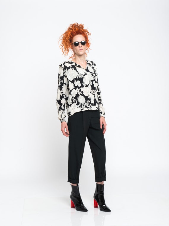 BLACK CLASSIC pencil TROUSERS callaghan high waist