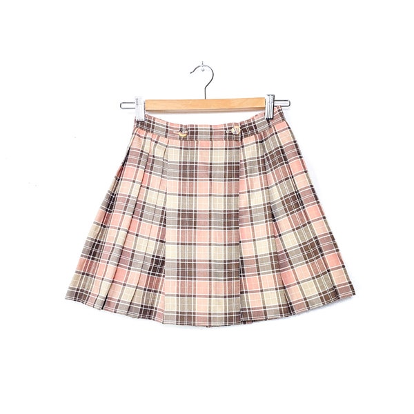 Gray Plaid Skirt - Etsy