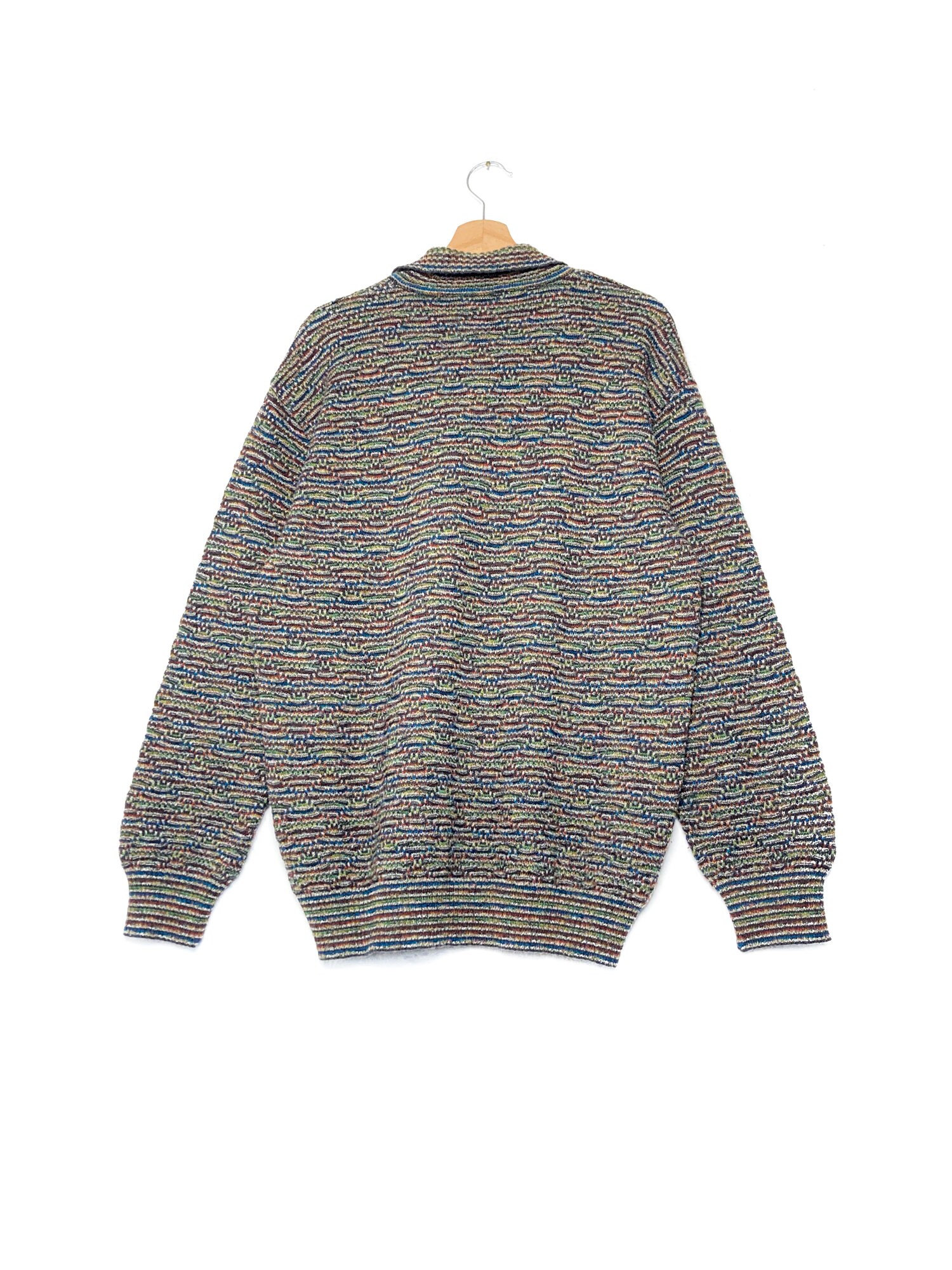 MISSONI VINTAGE KNITWEAR Anorak Sweater. Quality Geometric - Etsy