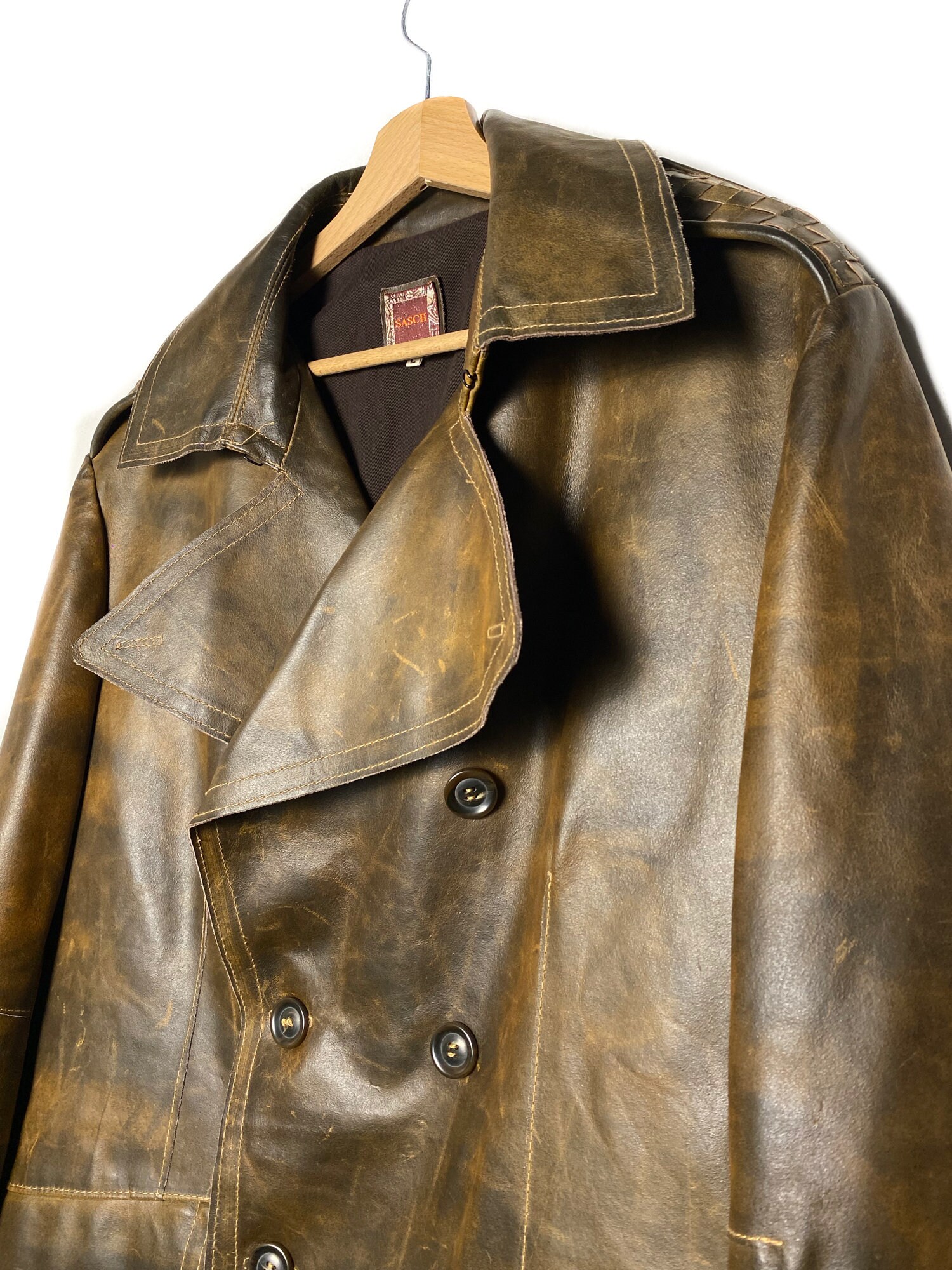 2000s Suede Trench