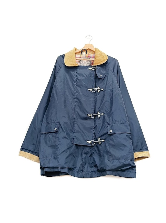 新しい到着 Raincoat, Clasp-closure 4 STYLE FAY Hooks Fireman Nylon Blue ジャケット・アウター