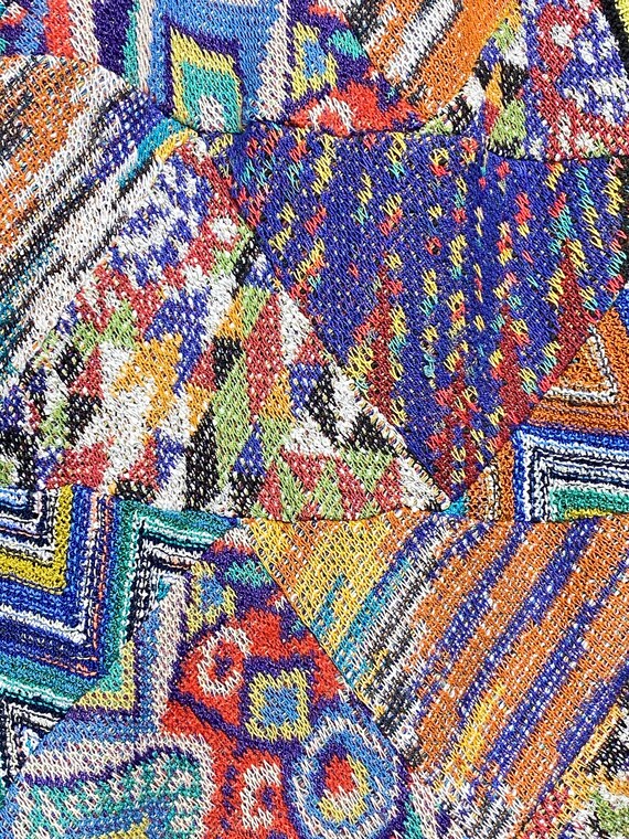 Iconic Missoni patchwork knitted jacket, 1980s su… - image 6