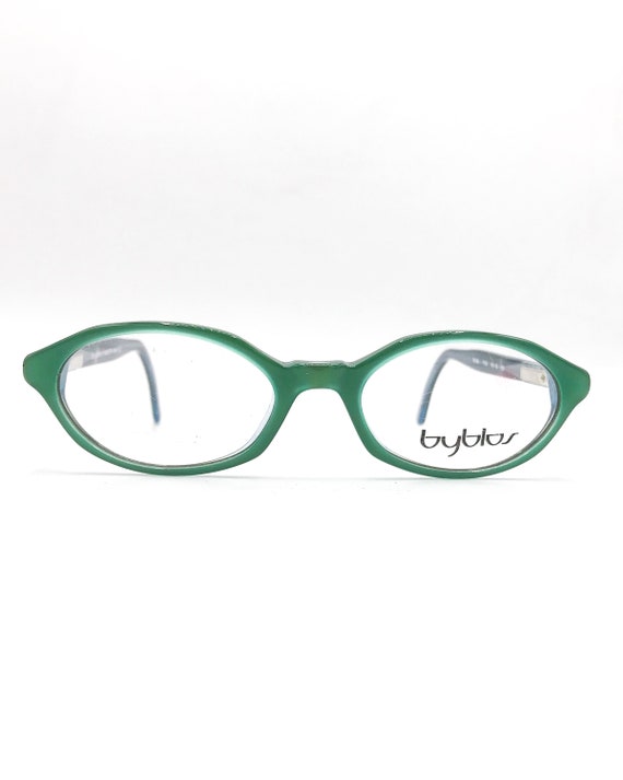 BYBLOS CATEYE OVAL Fine Vintage Glasses made in I… - image 1
