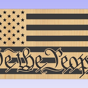 We the People Flag SVG