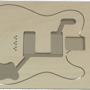 1972 Fender Tele Deluxe Guitar (Ready to Cut Gcode file) GRBL CNC Machines