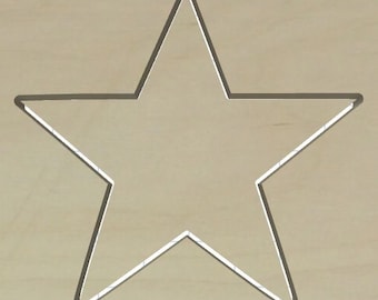 7 inch star cut out (Ready to Cut GRBL Gcode file)