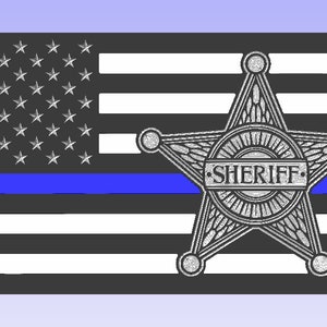 Sheriff American flag