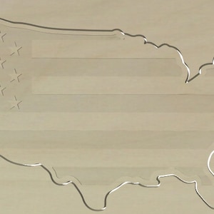 US Shaped Flag