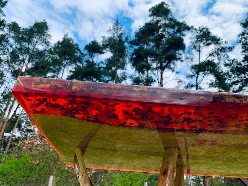 Custom Made Epoxy Wood Resin Table Stół Żywica Drewno Epoxidharz Tisch