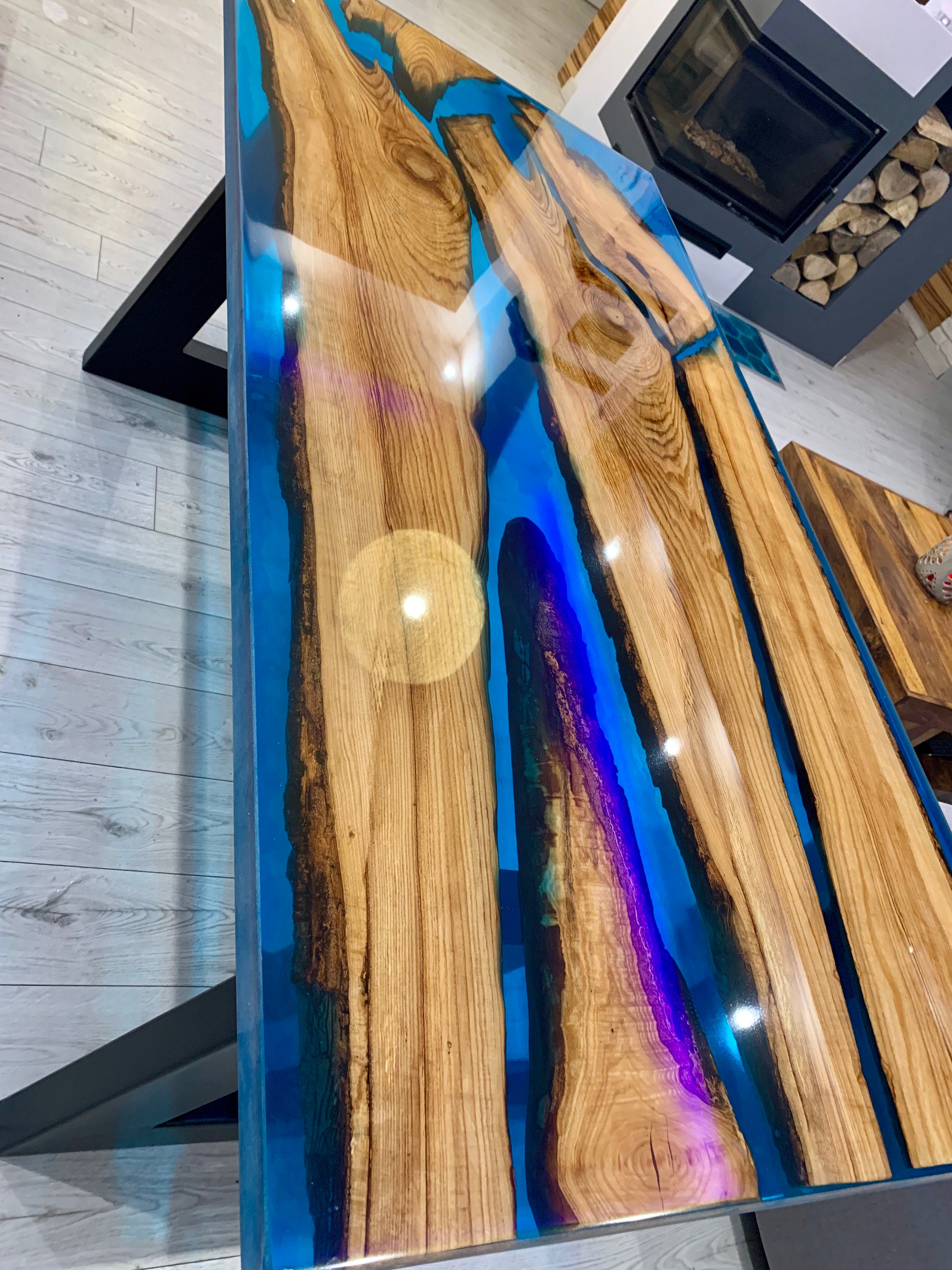 Custom Made Epoxy Dining Table 180x90cm HANDMADE Etsy