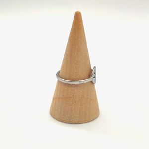 Ring Sonne, minimalistischer Ring, Gold, Silber, Roségold, Freundschaftsring, Statement Ring, Geschenk Bild 6