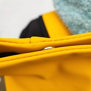 Toproll backpack made of rubber in yellow image 6