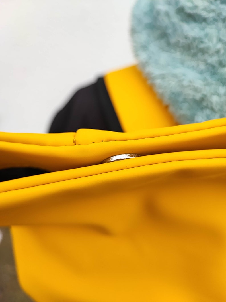 Toproll backpack made of rubber in yellow image 6