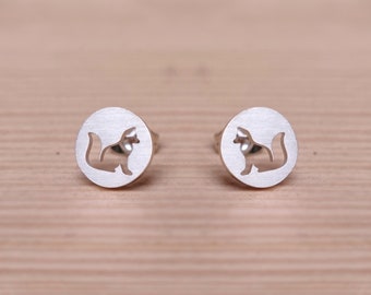Fox 1 Stud earrings  - minimalist jewelry, magical earrings, beautiful gift, statement earrings