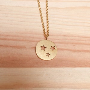 constellation Charm necklace, minimalist jewelry, dainty necklace, minimal statement necklace, pendant necklace, gift for girlfriend image 1
