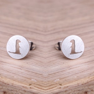 Meerkat Stud Earrings - Minimalist Jewelry, Trendsetter Earrings, Gift, Statement Earrings
